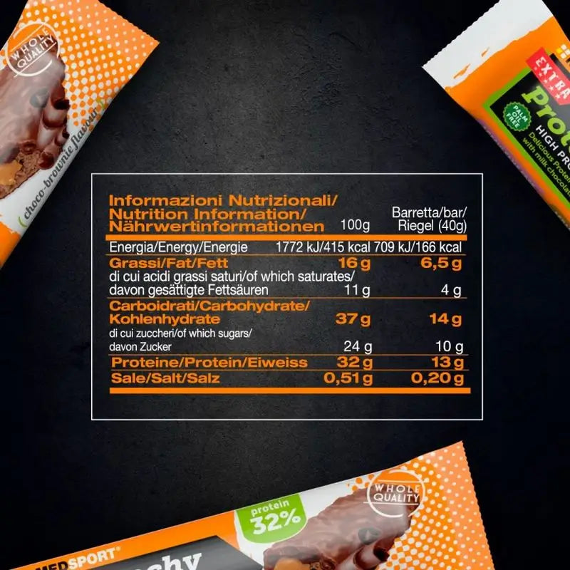 Named Sport Crunchy Proteinbar Choco Brownie Bars , 24 x 40 grammes