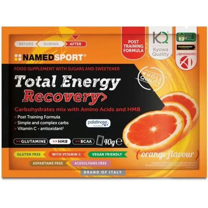 Named Sport Total Energy Recovery Orange 32Sachets.