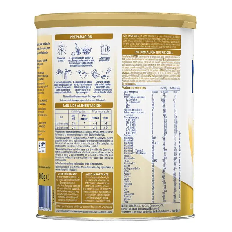 Lait maternisé Nestlé Nan Supreme Pro 2, 800g