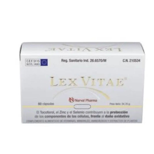 Narval Pharma, S.A. Lex Vitae (Internal Use) Blister 60 Capsules