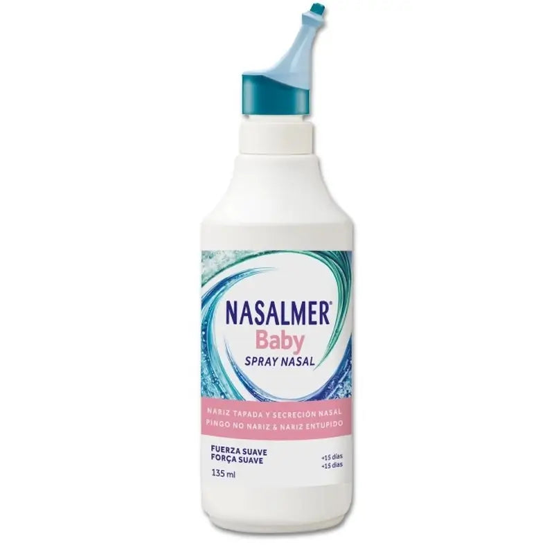 Nasalmer Baby, Nettoyage nasal doux à l'eau de mer, 135 ml en spray
