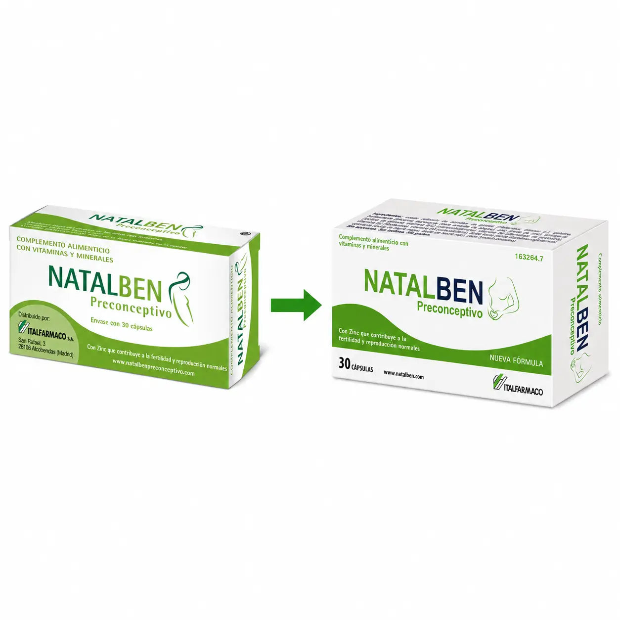Natalben Préconceptif, 3x30 Capsules