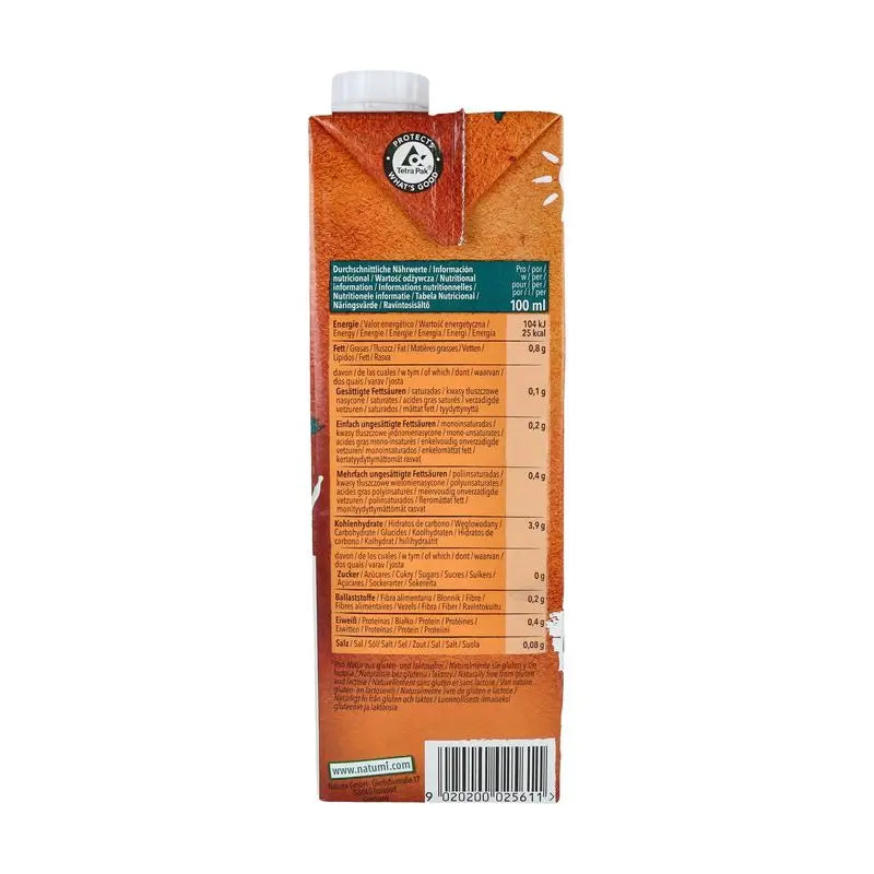 Natumi Boisson à l'avoine Zero Bio , 1 litre