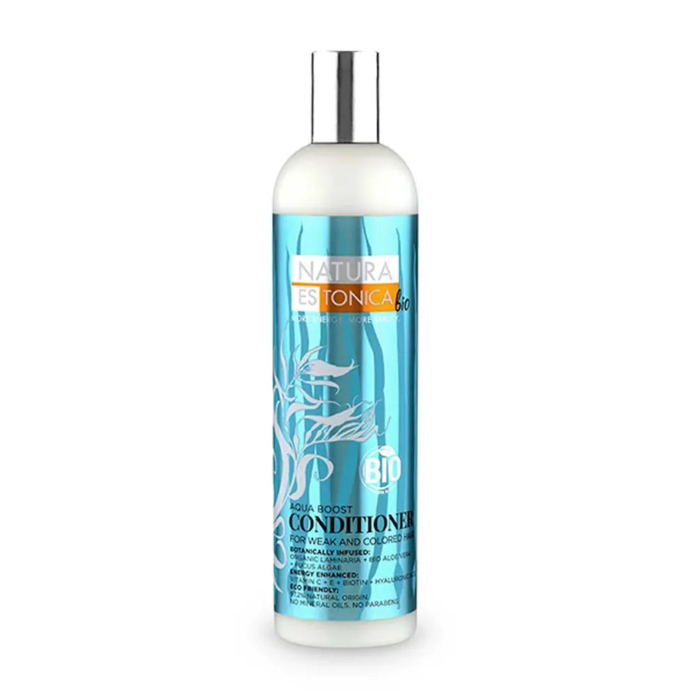 Natura Estonica Après-shampoing pour tous types de cheveux Aqua Boost, 400 ml