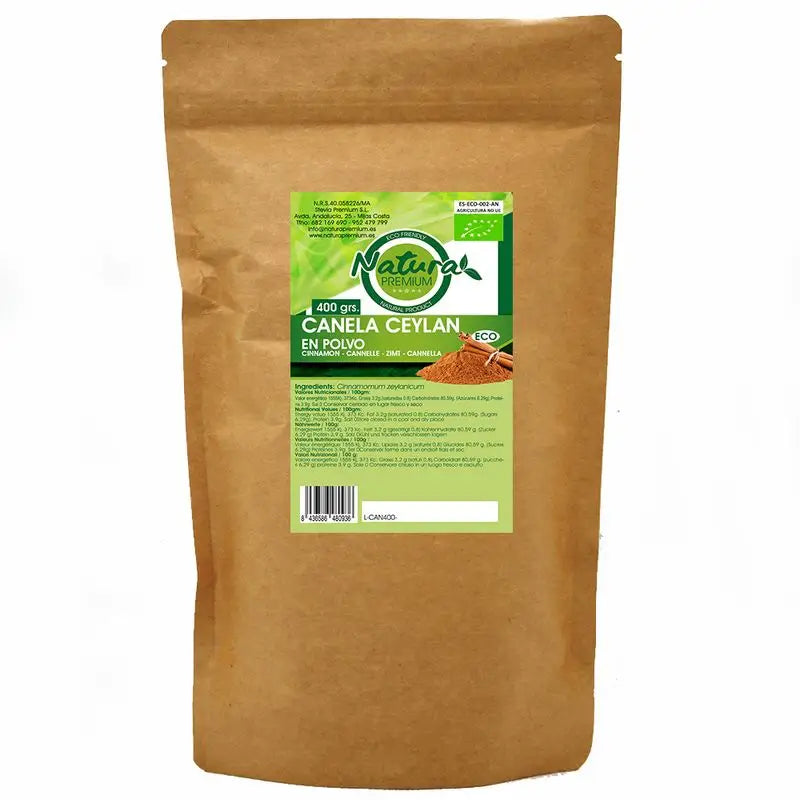Natura Premium Ceylon Cinnamon Powder Bio , 400 gr