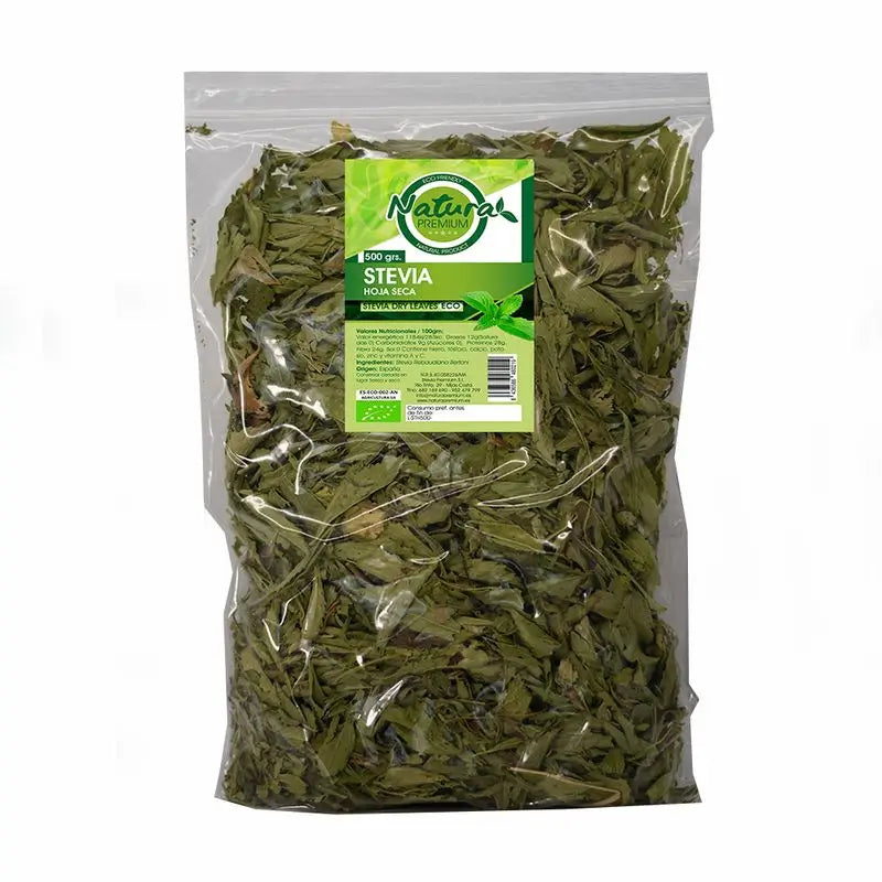 Natura Premium Stevia Dried Leaf Bio , 500 g