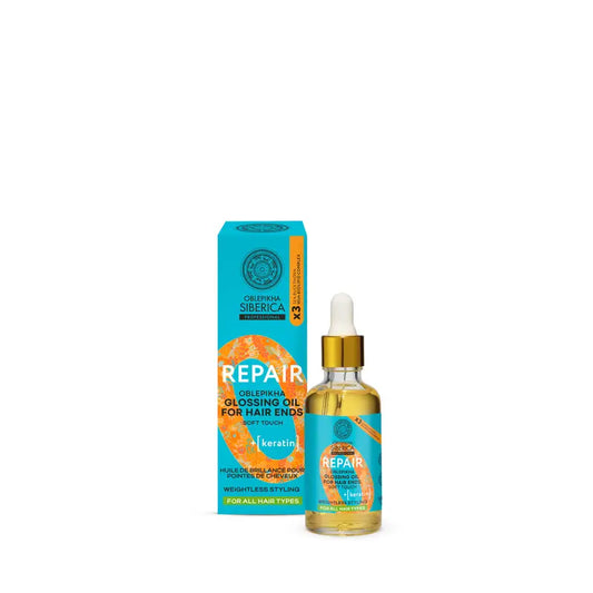 Natura Siberica Huile réparatrice de brillance pour pointes de cheveux, 50 Ml