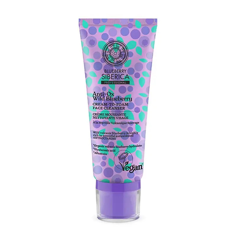Natura Siberica Anti-Ox Wild Blueberry Facial Cleansing Cream Na, 100 ml