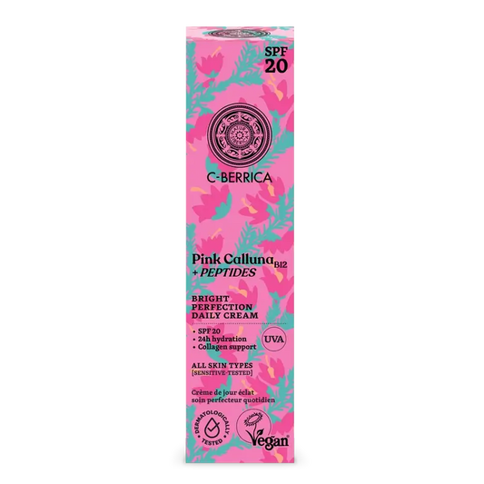 Natura Siberica Crème de jour pour le visage Pour une peau parfaite et éclatante Spf 20 , 50 ml
