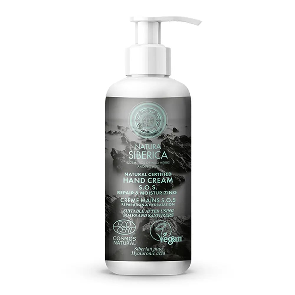Natura Siberica Sos Crème pour les Mains Réparatrice et Hydratante, 250 Ml