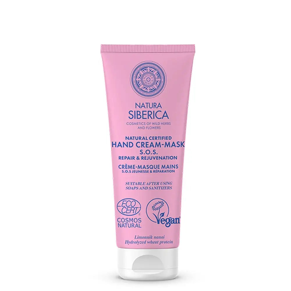 Natura Siberica Sos Crème pour les Mains Réparatrice et Rajeunissante, 75 Ml