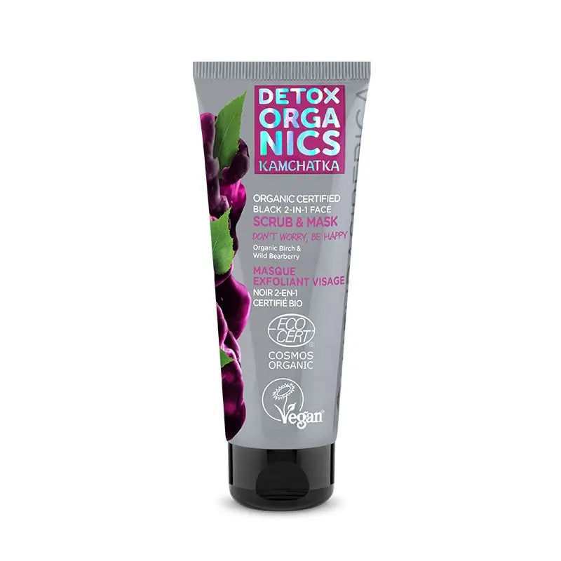 Natura Siberica Detox Exfoliating & Black Mask 2 In 1 Na, 75 ml