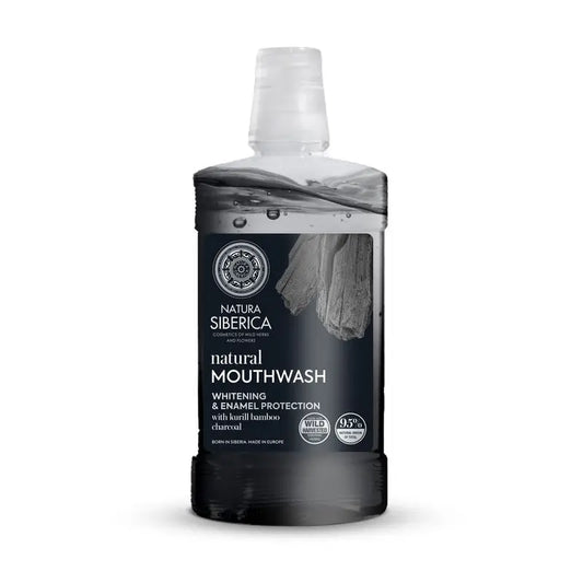 Natura Siberica Oral Care Natural Bamboo Charcoal Mouthwash Na, 520 ml