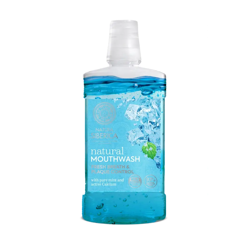 Natura Siberica Bain de bouche naturel à la menthe et au calcium