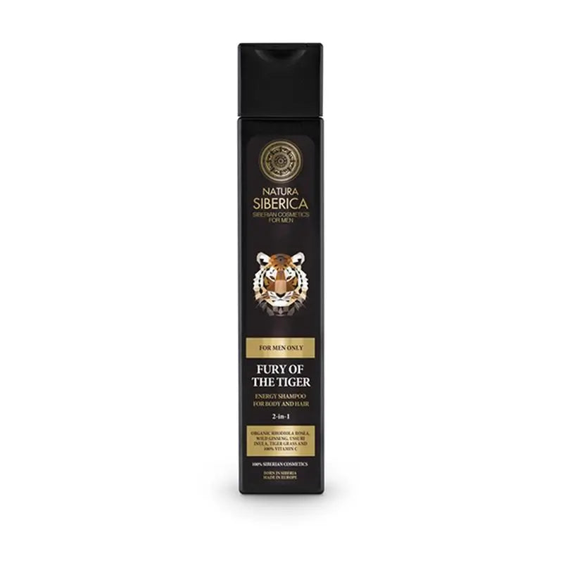 Natura Siberica Ns Men Fury Of The Tiger Men Energising Shampoo Na, 250 ml
