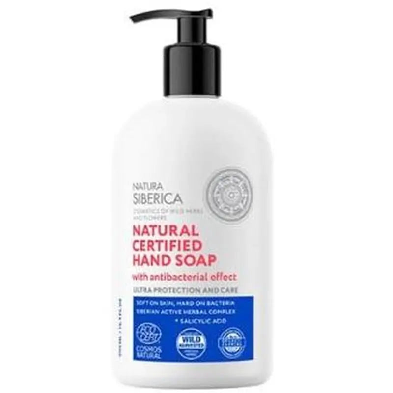 Natura Siberica Antibacterial Sanitising Hand Soap 500Ml.