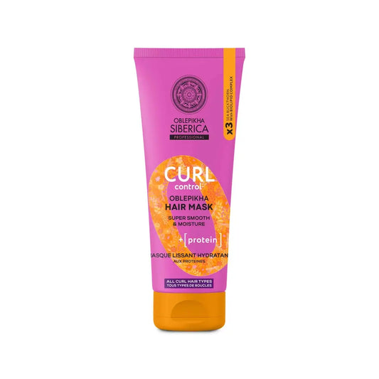 Natura Siberica Curl Control Protein Hair Mask, 200 Ml