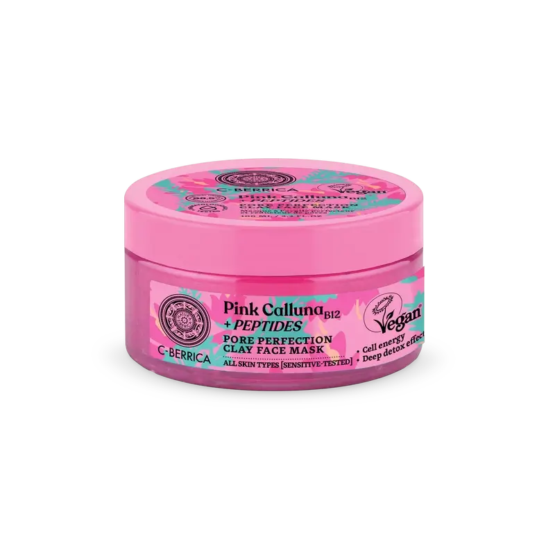 Natura Siberica Masque facial à l'argile pour les pores parfaits, 100 ml