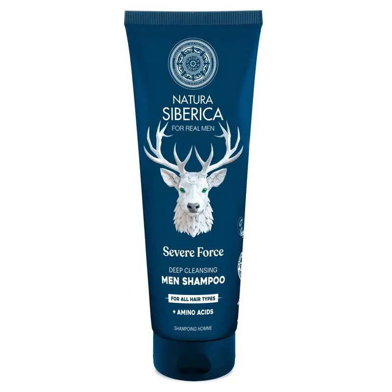 Natura Siberica Men Wild Arctic. Shampooing nettoyant en profondeur, 200 ml