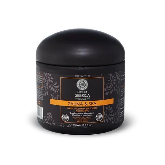 Natura Siberica Sauna&Spa Enveloppe chauffante nourrissante Oblepikha, 370 ml