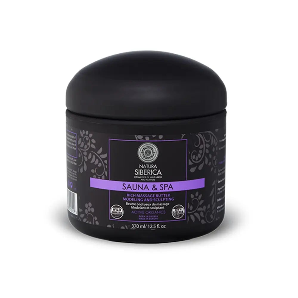 Natura Siberica Sauna&Spa Beurre de massage anti-cellulite épais, 370 ml