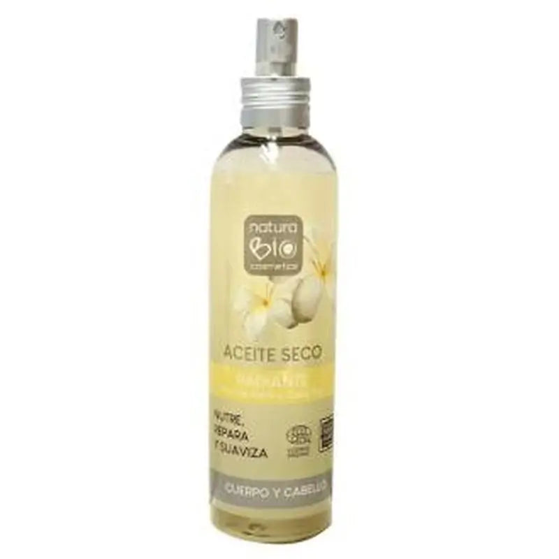 Naturabio Cosmetics Radiant Dry Body & Hair Oil 200Ml. Bio