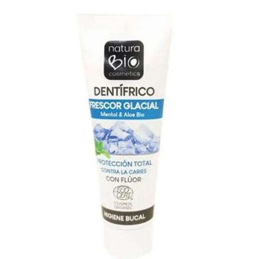 Naturabio Cosmetics Glacial Freshness Toothpaste With Fluor Menthol 75Ml.