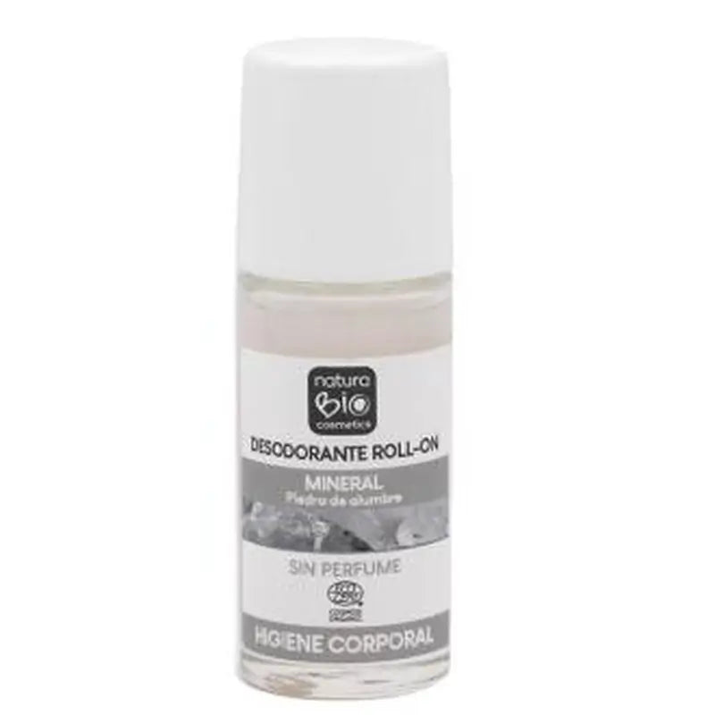 Naturabio Cosmetics Mineral Deodorant Alum Stone Roll-On 50M Bio