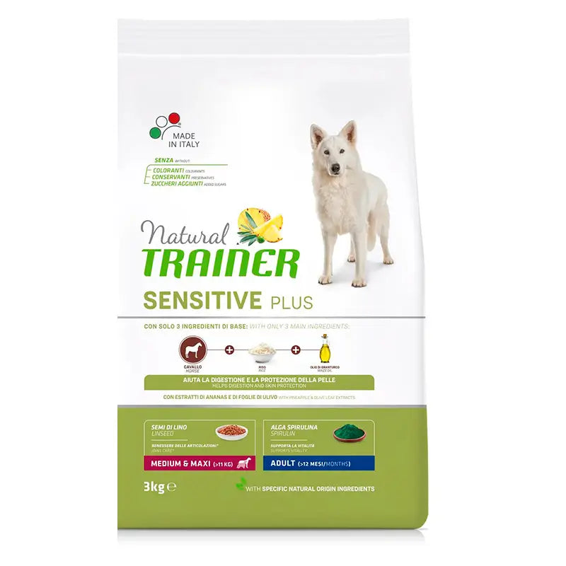 Natural Trainer Canine Plus Adult Horse, 3 kg, dog food, for dogs