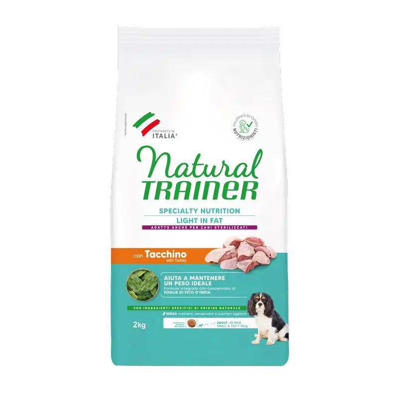 Natural Trainer - Croquettes pour chiens adultes de petite taille et de très petite taille, au poulet, gamme Superpremium, 2 kg