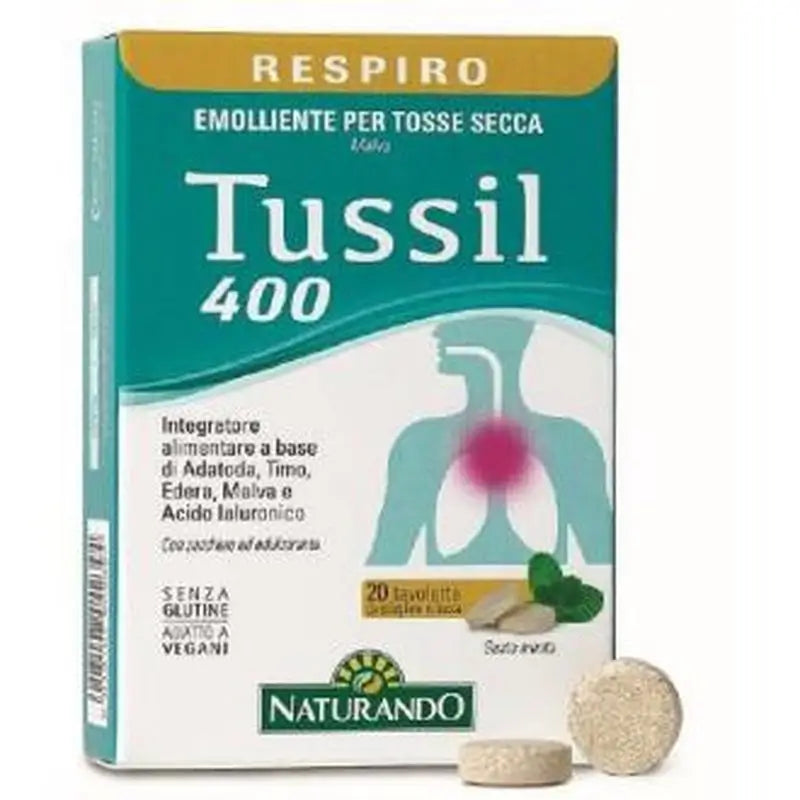 Naturando Tussil 400 20 Sg Vegan Tablets