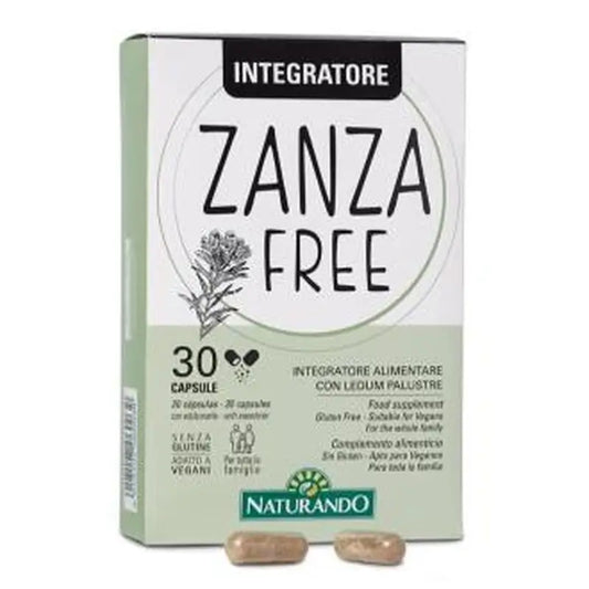 Naturando Zanza Free Mosquitoes 30 Capsules