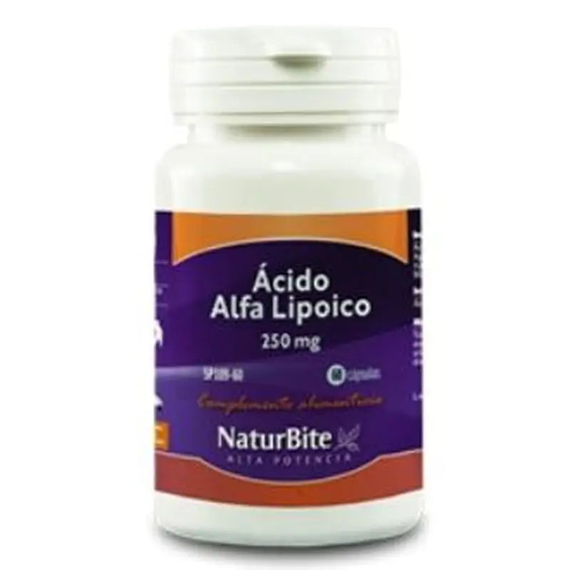 Naturbite Alpha Lipoic Acid 250Mg. 60 Capsules
