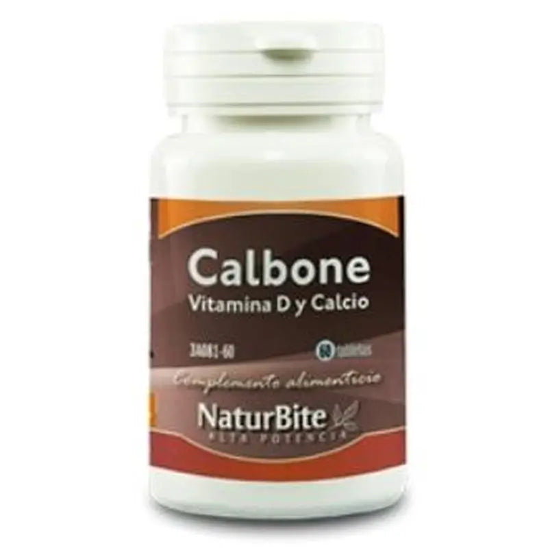 Naturbite Calbone (Vit.D & Calcium) 60 Tablets
