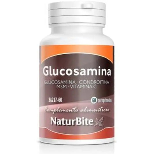 Naturbite Glucosamine, Chondroitin, Msm, Vit C 60 Tablets