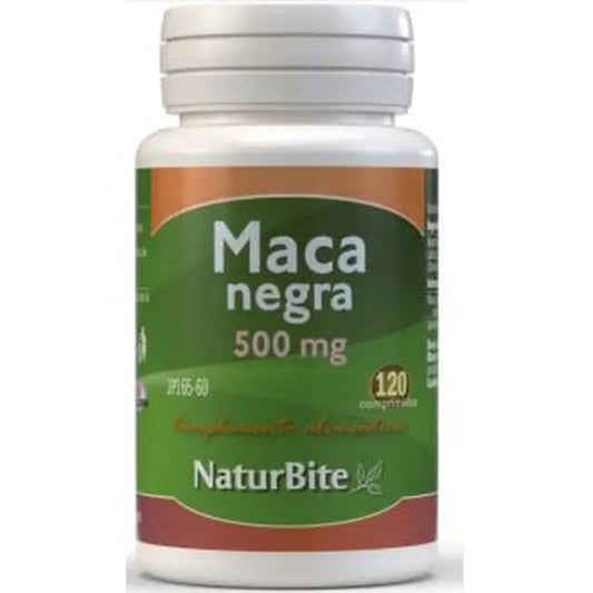 Naturbite Black Maca 500Mg. 120 Tablets