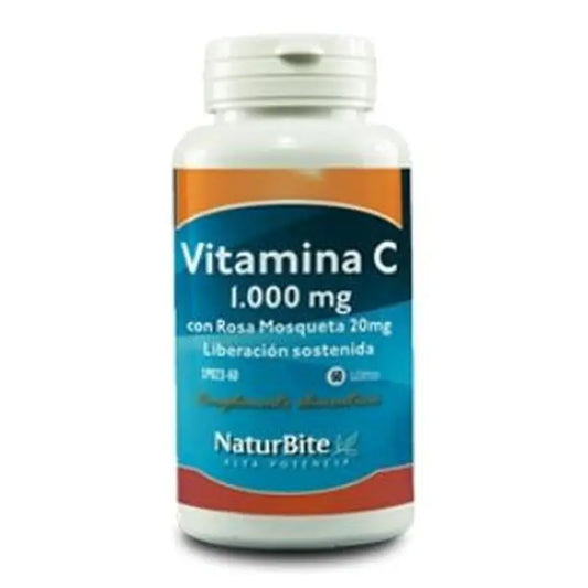 Naturbite Vitamin C 1000Mg.with Rosehip 20Mg. 180 Tablets