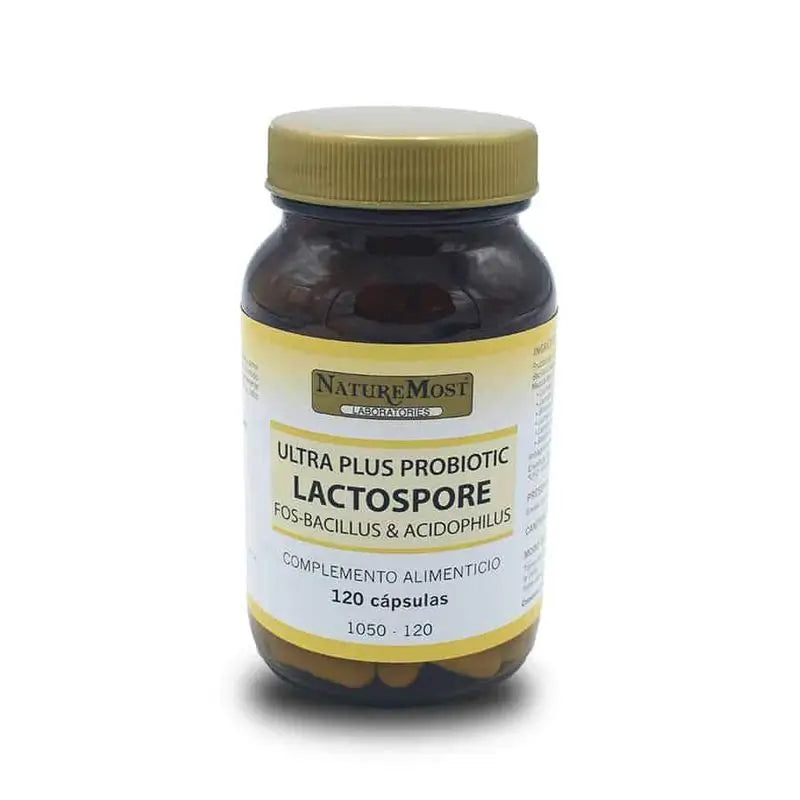 Naturemost Ultra Plus Probiotic Lactospore, 120 Capsules