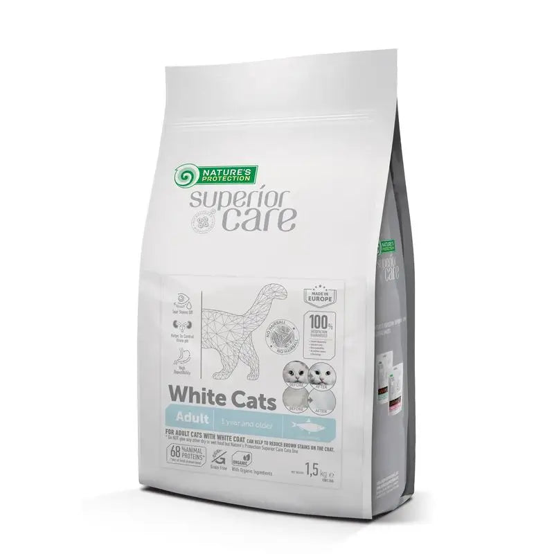 Natures P White Cat Adult All Breed Herring Grainfree 1,5Kg
