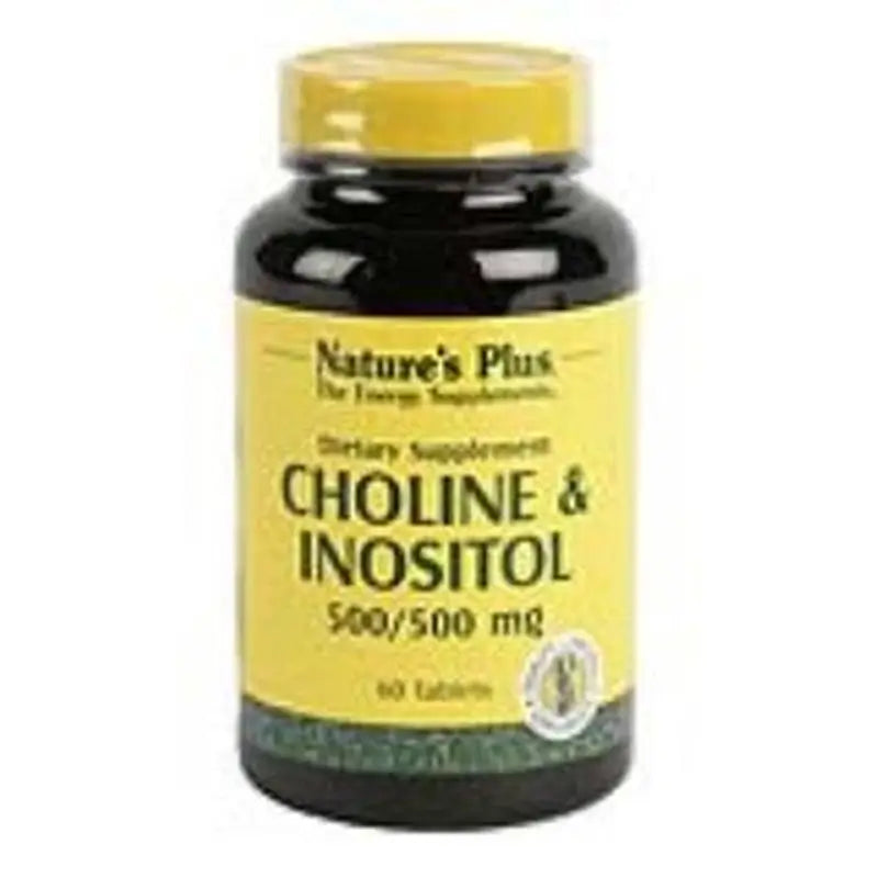 Natures Plus Choline + Inositol 500Mg. 60Comp.