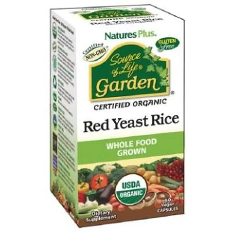 Natures Plus Garden Source Of Life Red Rice Yeast 60Cap