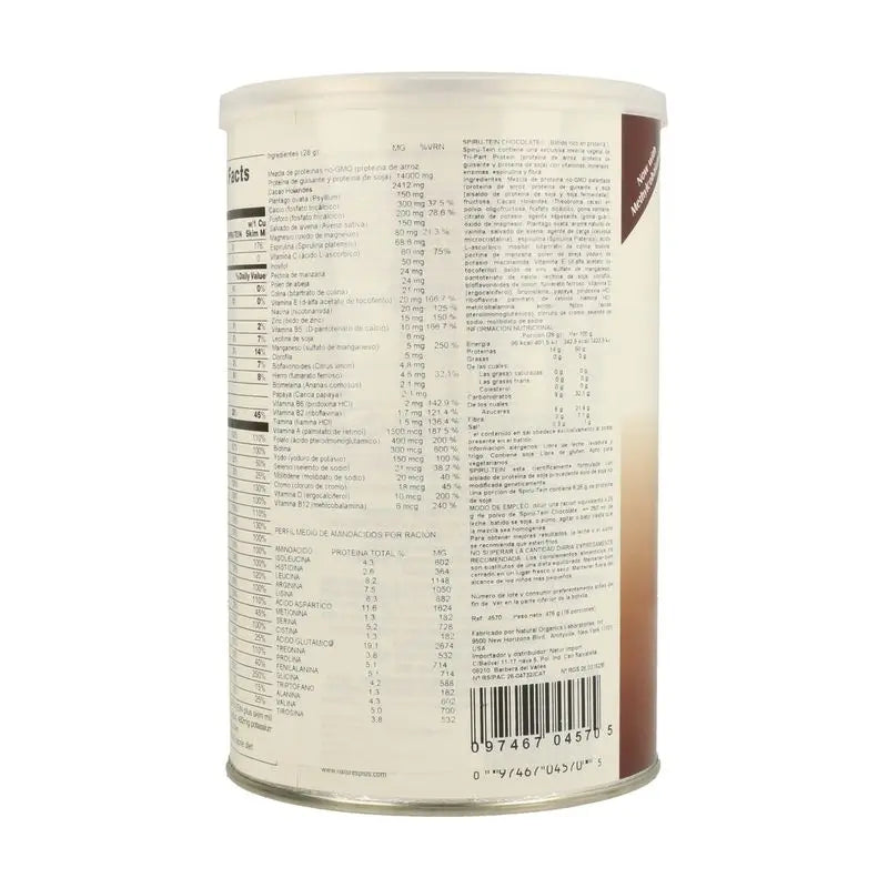 Natures Plus Spiru-Tein Chocolat, 476 g