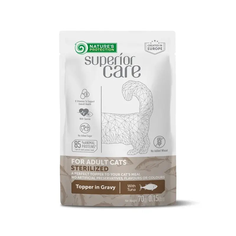 Natures Protection Detox Cat Steri. Adultes Toutes Races Thon 24X70Gr