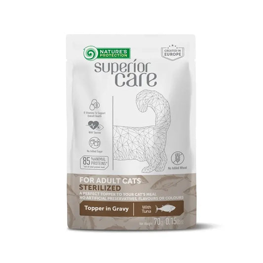 Natures Protection Detox Cat Steri. Adultes Toutes Races Thon 24X70Gr