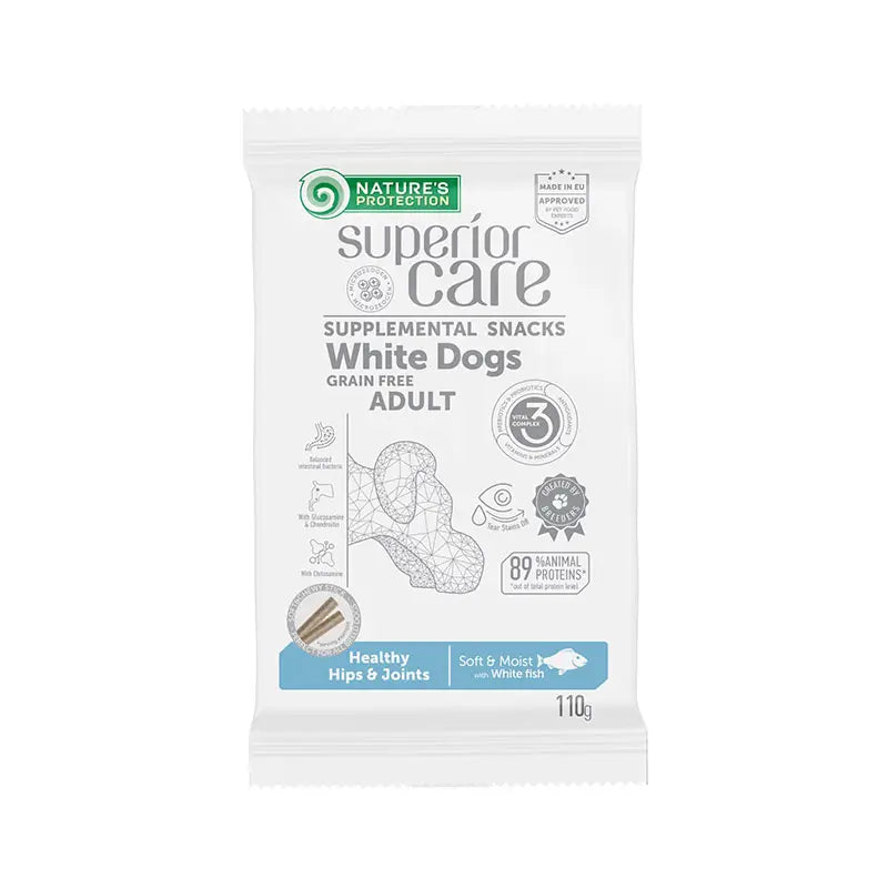 Natures Protection Superior Care White Dogs Snack For Dogs, 110Gr