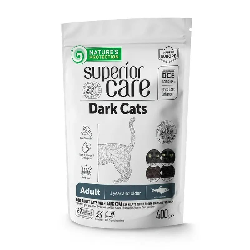 Natures Protection Sc Dark Cat Herring, 400 g