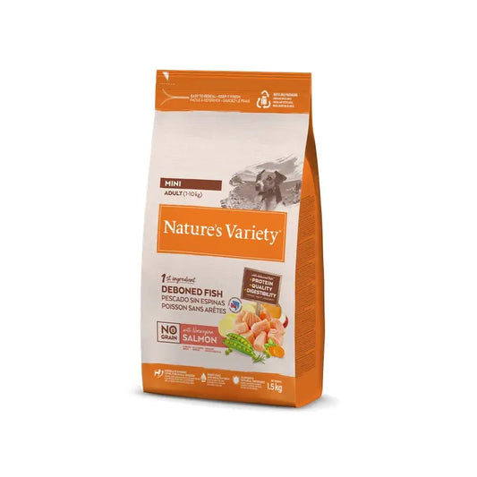 Nature's Variety Canine Adult Original Mini Salmon 1,5Kg, nourriture pour chien