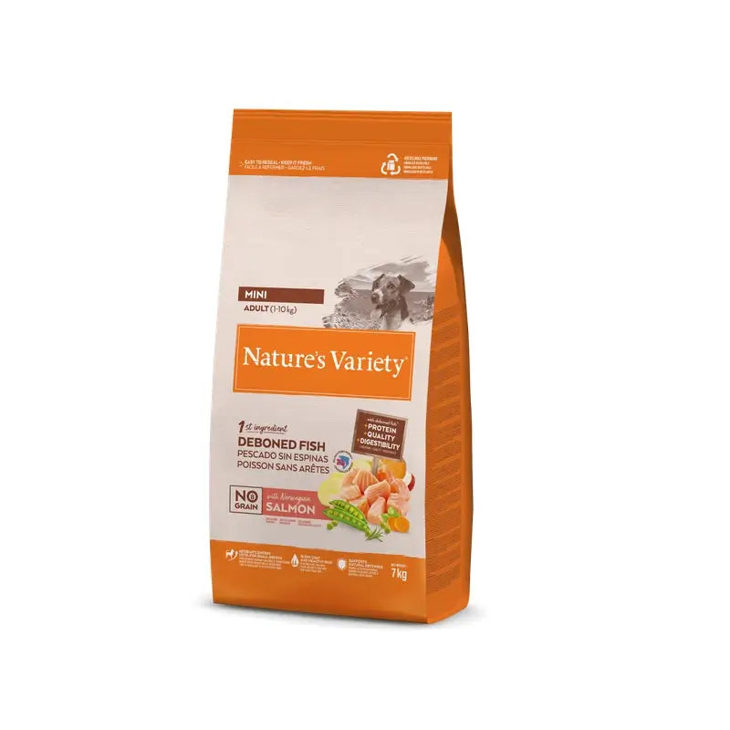 Nature's Variety Canine Adult Original Mini Salmon, 7 kg, nourriture pour chiens