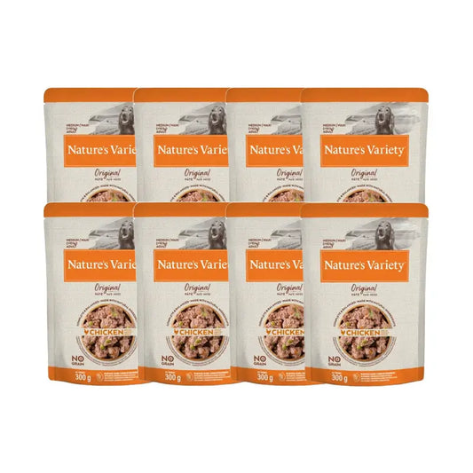 Nature'S Variety Canine Adult Original Pate Med Max Chicken, 8 x 300 g, wet dog food