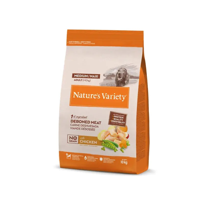 Nature's Variety Canine Adult Selected Med/Max Chicken, 10 kg, nourriture pour chiens
